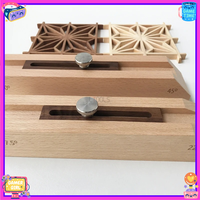 Woodworking Kumiko - 木工用傾斜エッジアングルシャベルプラットフォーム ブナ材グループ クラフトマンシップ素材パッケージ 初心者用ツールキット ハンドツール