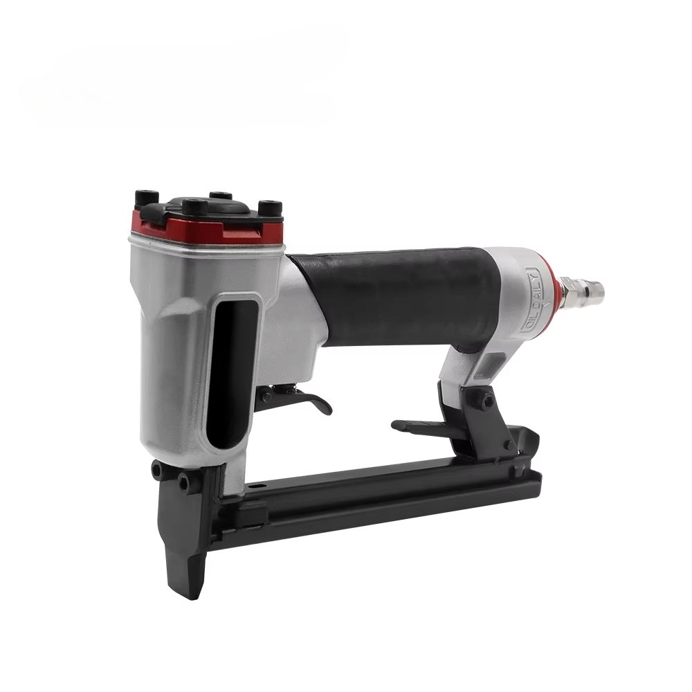Woodworking Nail Gun - 20GA 5-13mm 100個入り 1013j 工業用DIY自動スチールエアステープラー、空気圧式室内装飾用タックネイルガン、ソファ木工用ツール