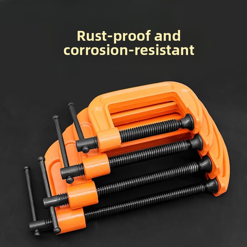 Woodworking Essentials - 木工多機能クランプハードウェア調整可能な圧力0-150mmベンチバイスハンドツールヘビーデューティGクランプ金属固定クリップ