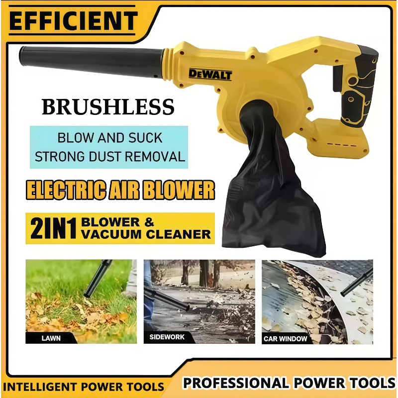 Woodworking Vacuum Press - DeWalt デウォルト 18V / 20V バッテリーコレクターリーフダスター多用途ワイヤレスエアブロワー掃除機電動ダストツール
