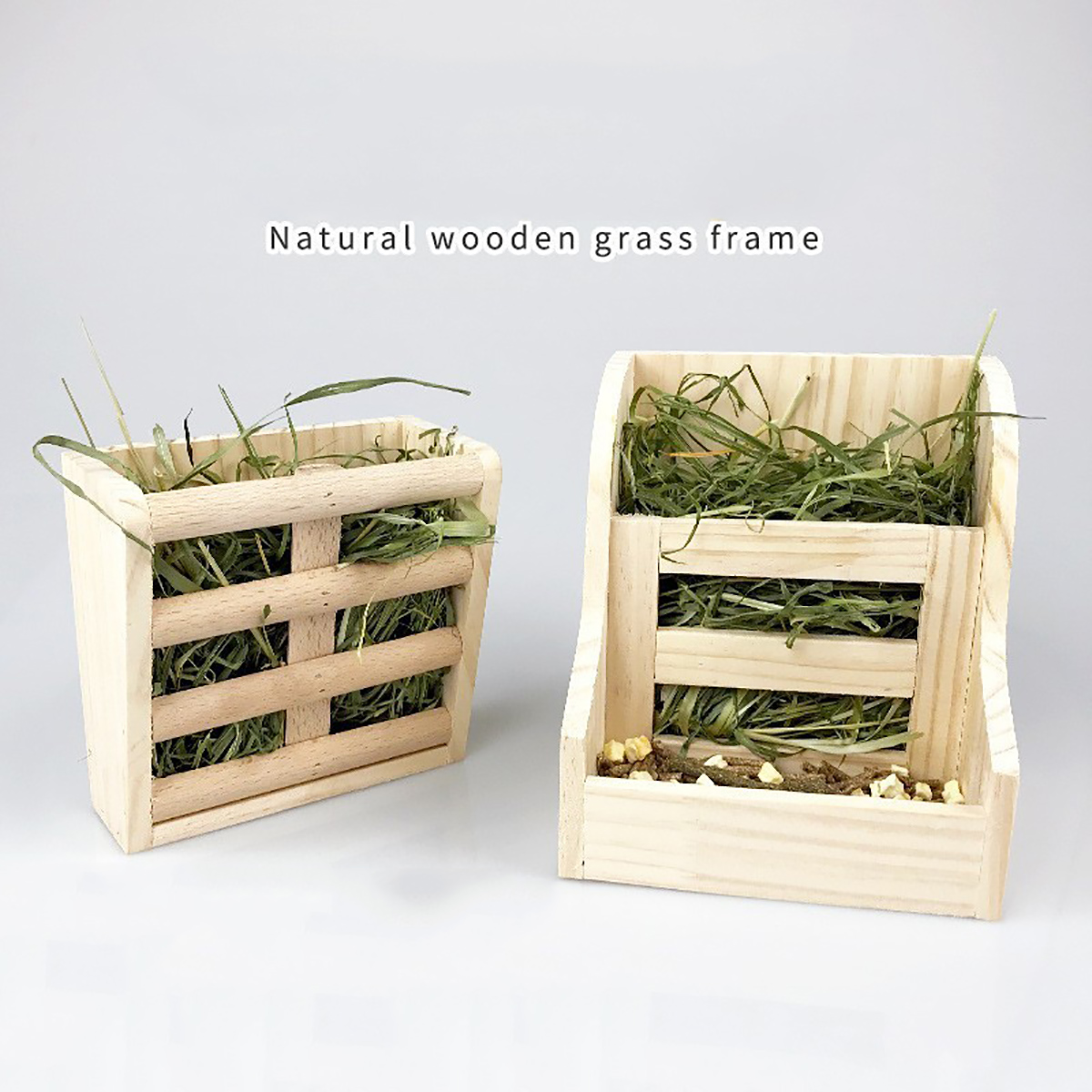Woodworking Rabbet - 2 in 1フードボウル,ウサギ箱,ギニアピッグ,レイ