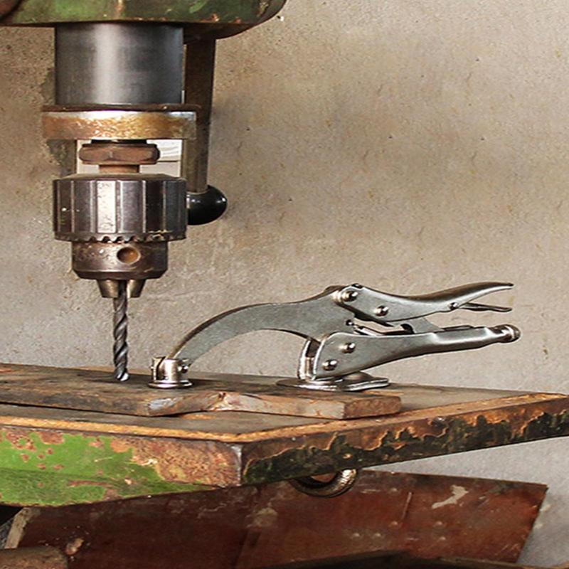 Woodworking Quick Release Vise - ボール盤ロッククランプ 9 インチボール盤万力ヘビーデューティクイックリリース多機能ロックツール金属加工用