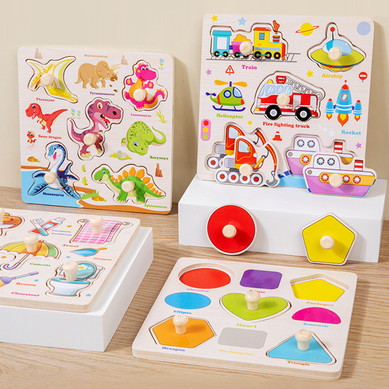 モンテッソーリ木製パズルのおもちゃ子供のためのハンドジグソー - Woodworking Jigsaw のレビューと価格