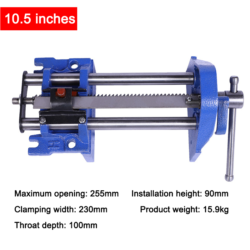 10.5インチ木工用バイス、クイックリリースワークベンチバイ - Woodworking Quick Release Vise のレビューと価格