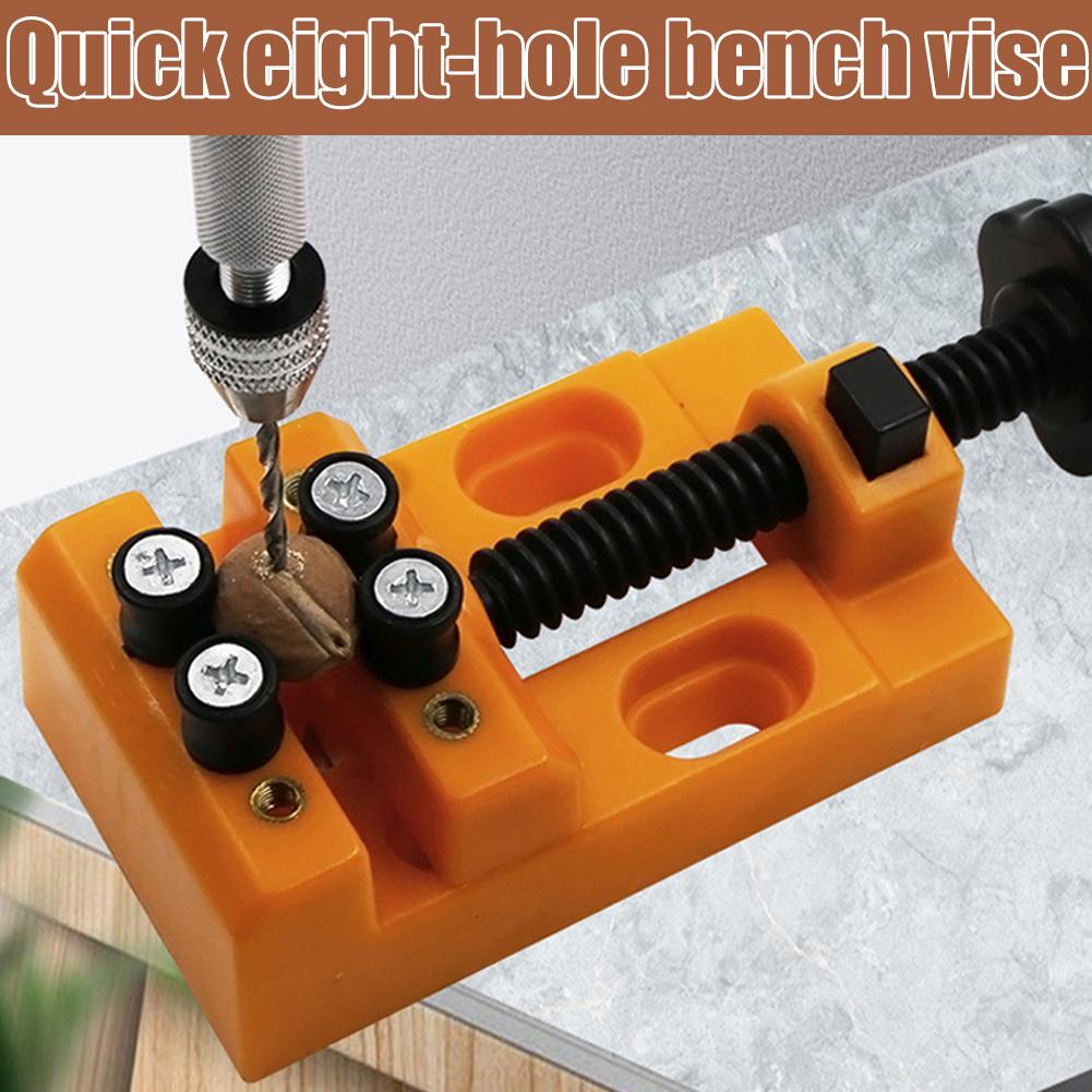 クイックリリースミニベンチバイス 8穴ユニバーサルテーブルク - Woodworking Quick Release Vise のレビューと価格