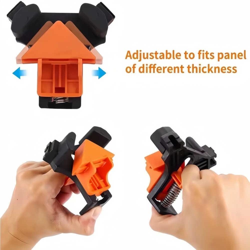4個 90 °   直角クランプ固定クリップ額縁コーナークラ - Woodworking Essentials のレビューと価格