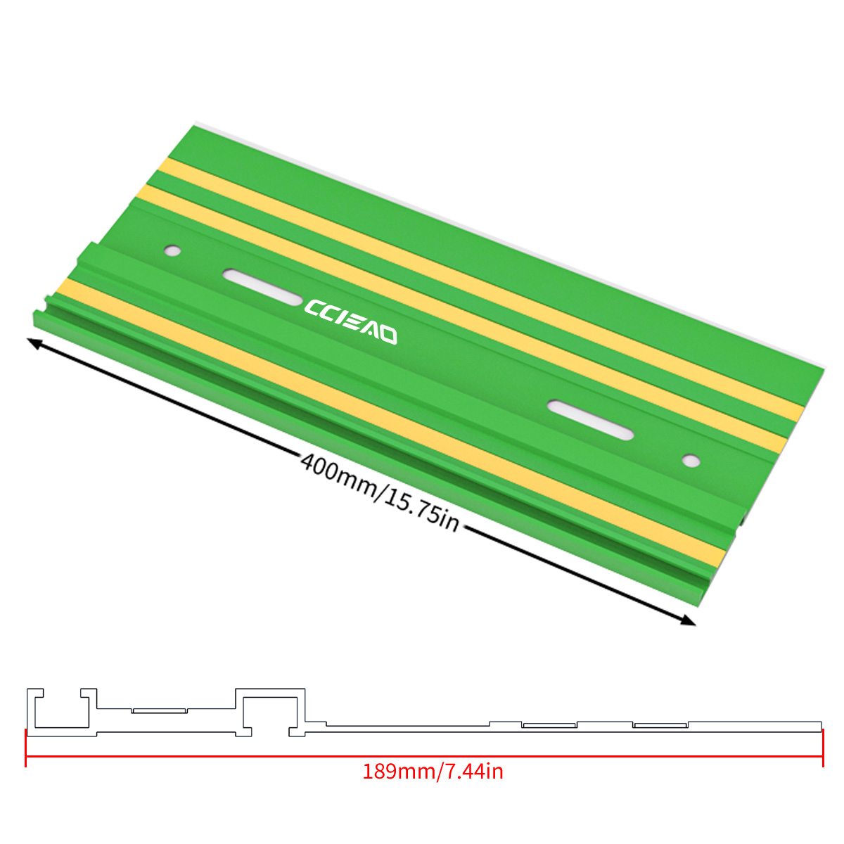400mmアルミガイドレールトラック（丸鋸用）-精密木工切断 - Woodworking Kumiko のレビューと価格