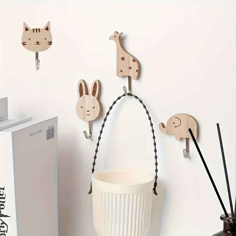 4個入り壁掛けハンガー、簡単設置、コート、タオル、スカーフ、 - Woodworking Rabbet のレビューと価格