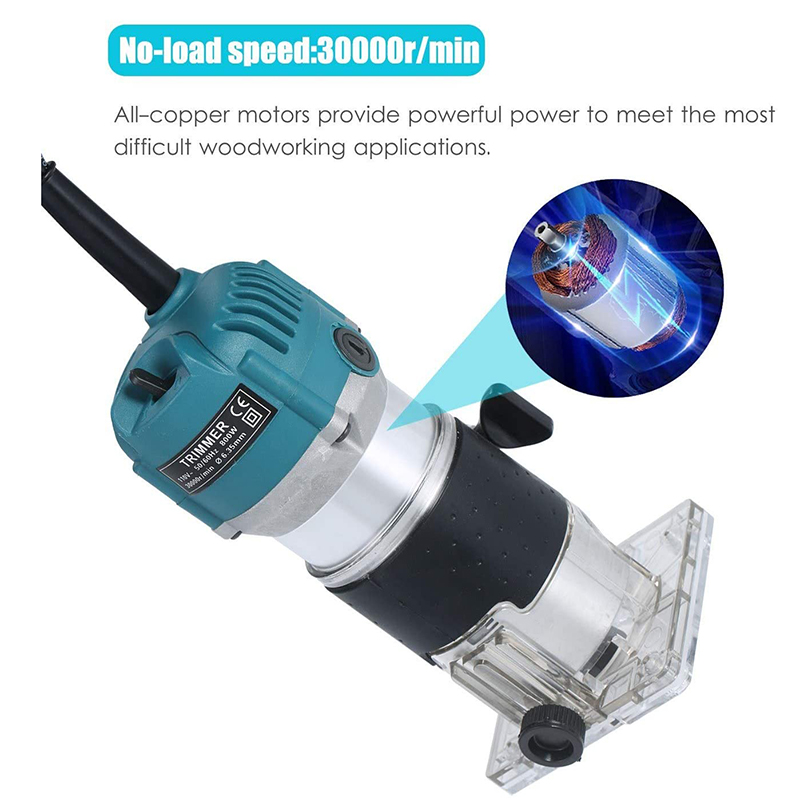 電動トリマー木工800W 30000rpmウッドルーターマシ - Woodworking Usa のレビューと価格