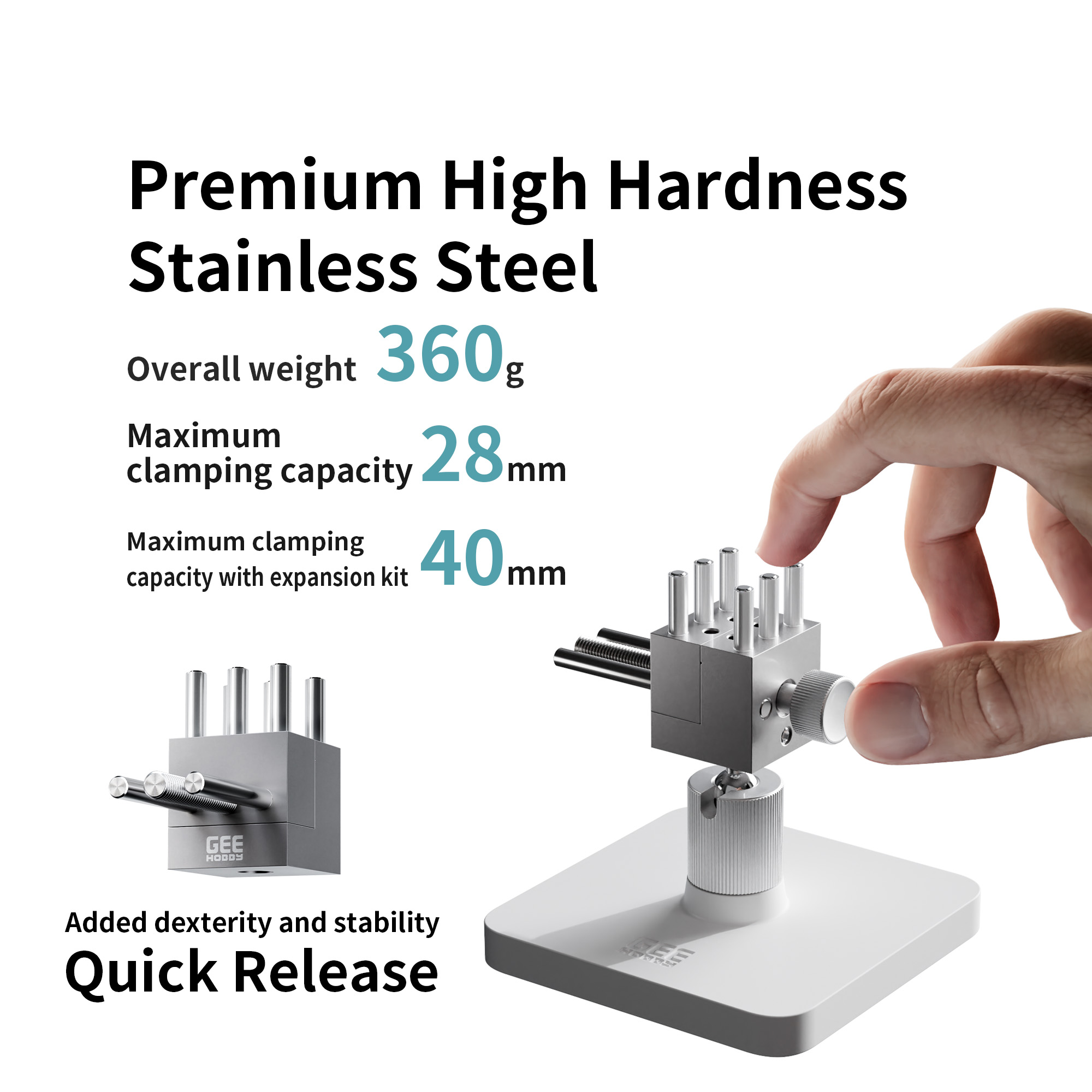 Geehobby ステンレス鋼ホビーバイス GH-TV 36 - Woodworking Quick Release Vise のレビューと価格