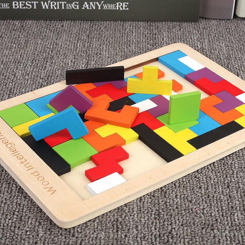 新しい 1 セット木製ブロックパズル頭の体操おもちゃタングラ - Woodworking Jigsaw のレビューと価格