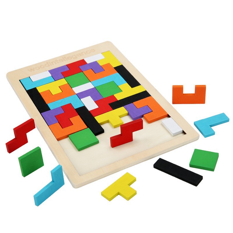 新しい 1 セット木製ブロックパズル頭の体操おもちゃタングラ - Woodworking Jigsaw のレビューと価格