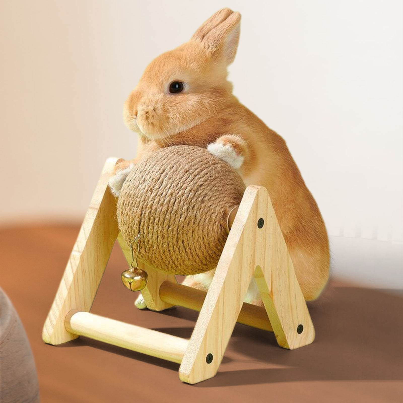 ウサギ用の研削爪ボール,転倒防止おもちゃ,サイザル麻,耐摩耗 - Woodworking Rabbet のレビューと価格