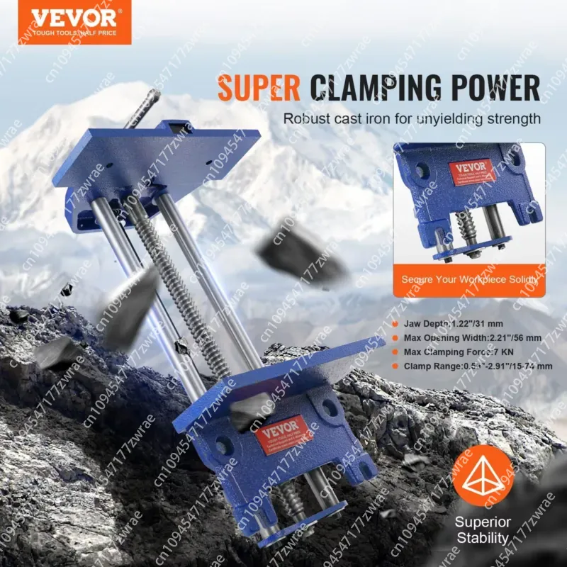 13インチヘビーデューティー鋳鉄製木工ベンチバイス、10.6 - Woodworking Quick Release Vise のレビューと価格