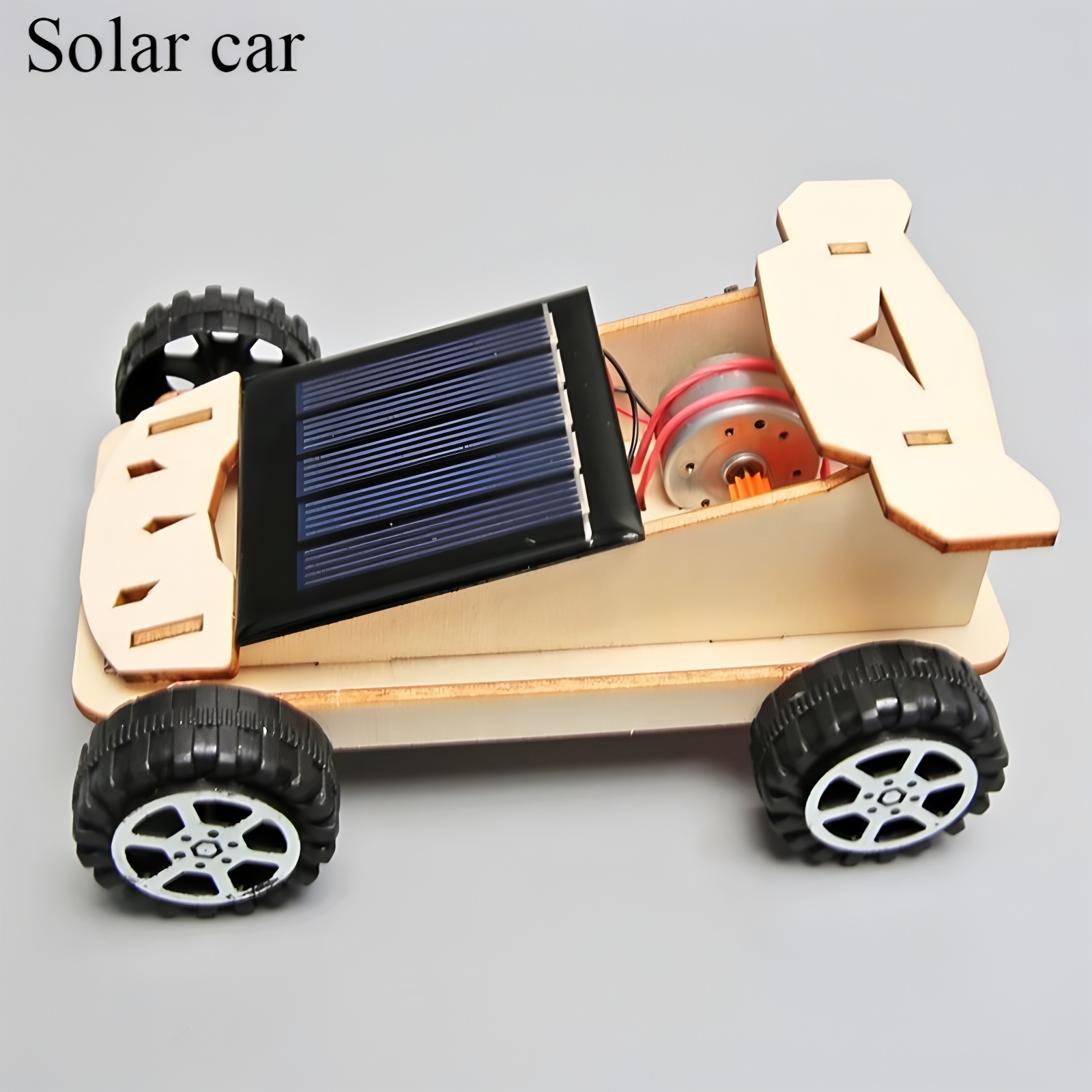 ソーラーカー、子供用DIY手作り組み立てモデル、子供用DIY - Woodworking Jigsaw のレビューと価格