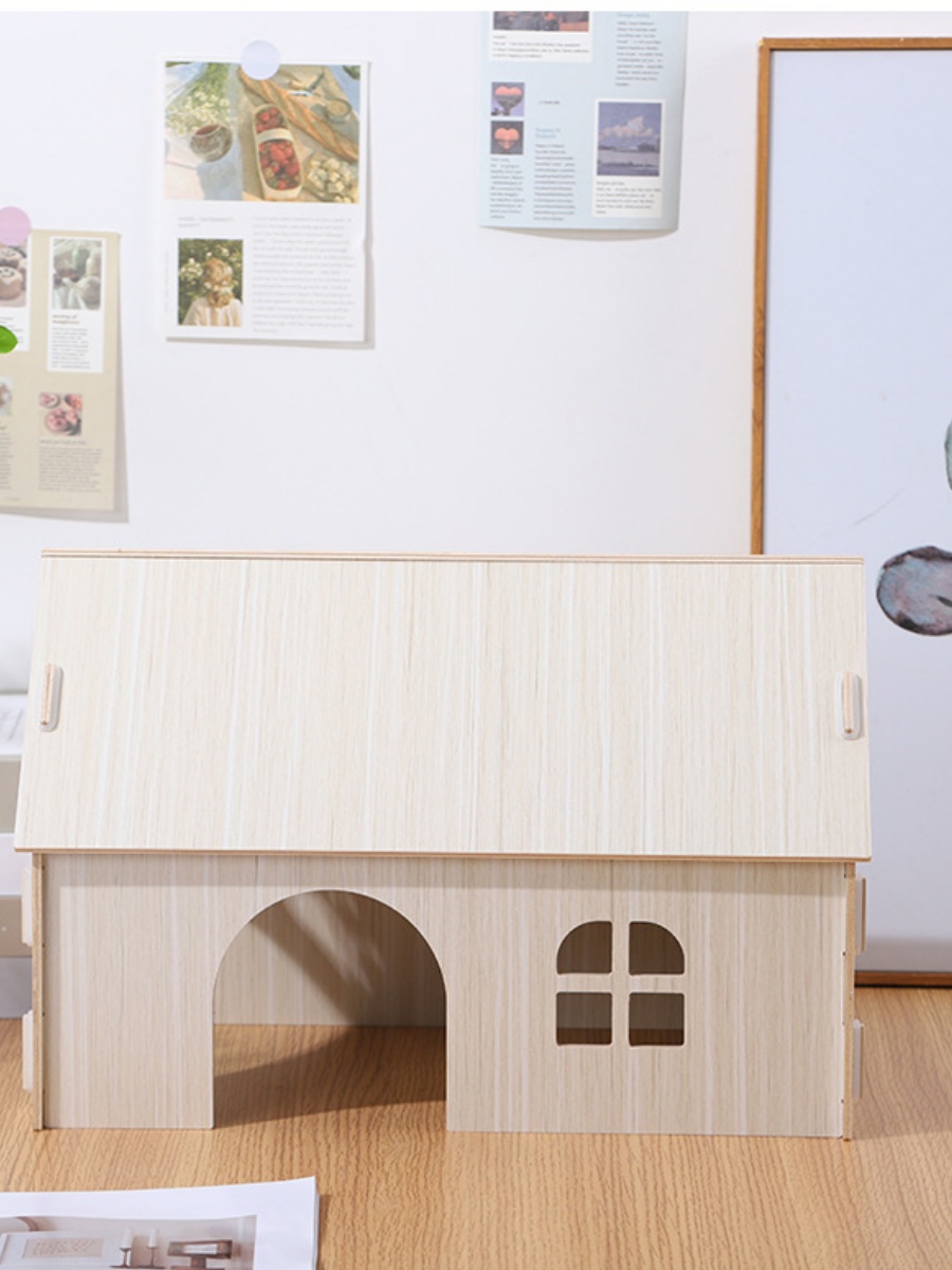 ドラゴンキャット木製ネストハウス、魔王リスデザイン、モルモッ - Woodworking Rabbet のレビューと価格