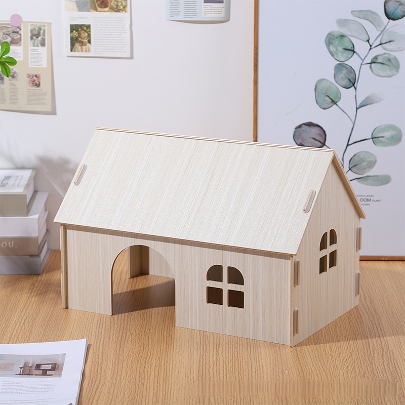ドラゴンキャット木製ネストハウス、魔王リスデザイン、モルモッ - Woodworking Rabbet のレビューと価格