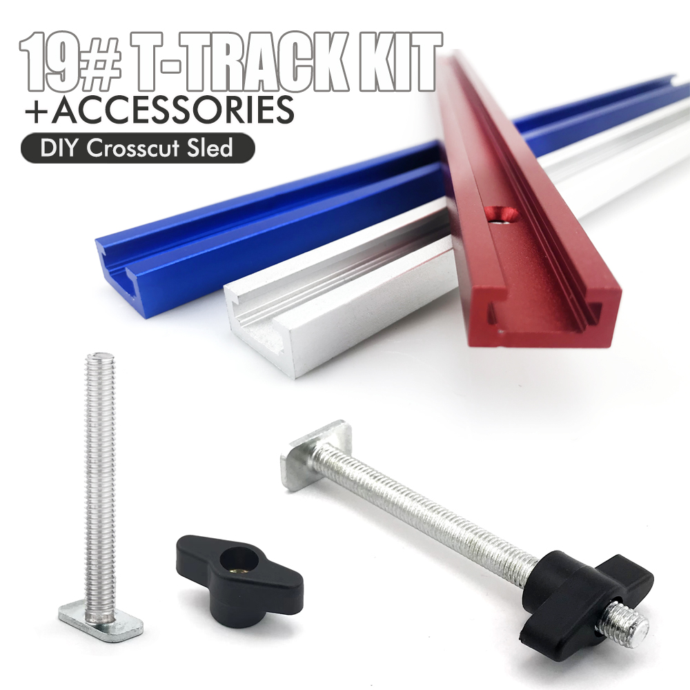 木工19 #   Tトラックキットとアクセサリー アルミ製T - Woodworking Essentials のレビューと価格