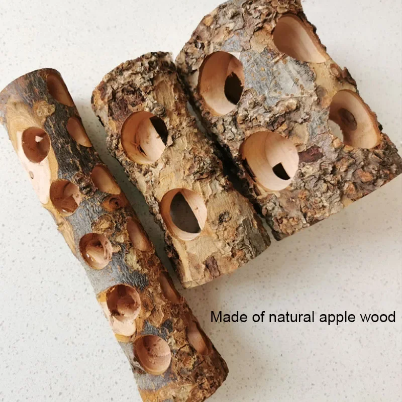 ペットハムスターのおもちゃ天然リンゴの木の枝歯研削再生立ちケ - Woodworking Rabbet のレビューと価格