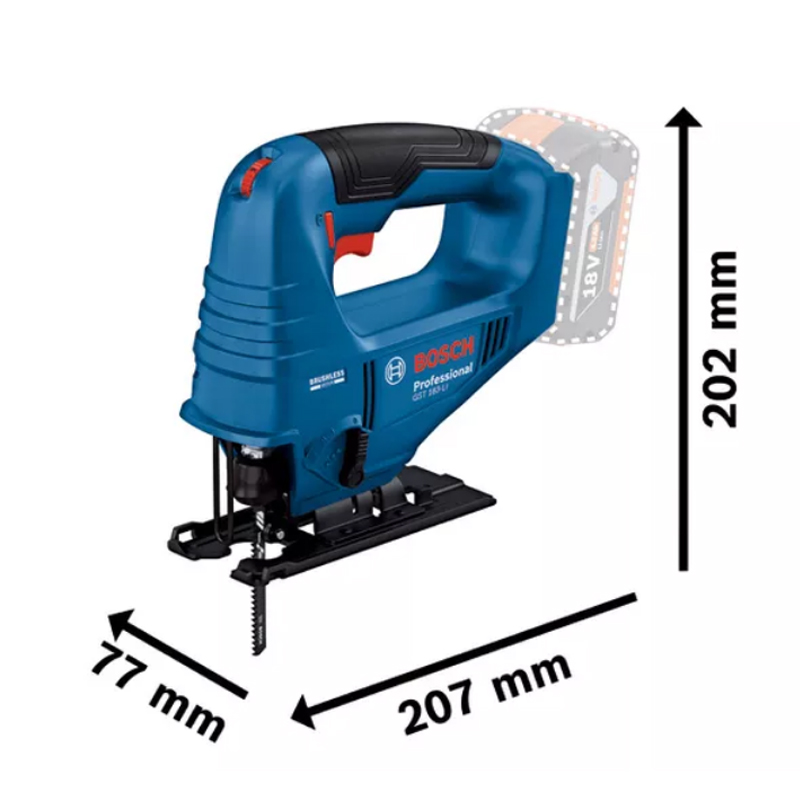 ボッシュ GST 183-LI プロフェッショナル電動ジグソ - Woodworking Jigsaw のレビューと価格