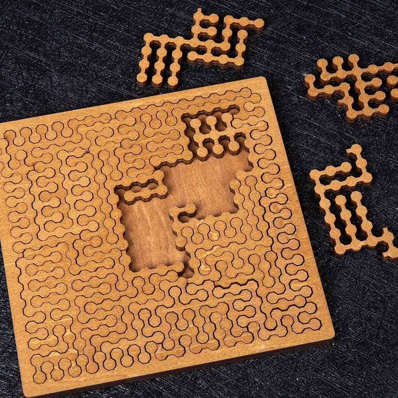 不可能な木製パズル 大人向け IQ パズル 不可能なジグソー - Woodworking Jigsaw のレビューと価格