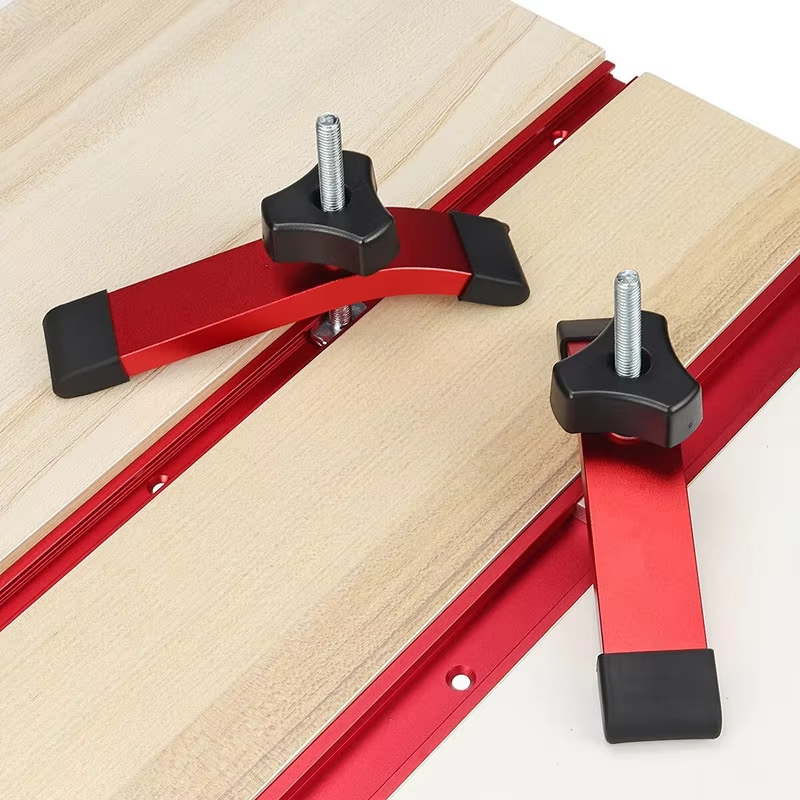 1/2 個の速効性ホールドダウンクランプアルミプレスプレート - Woodworking Essentials のレビューと価格