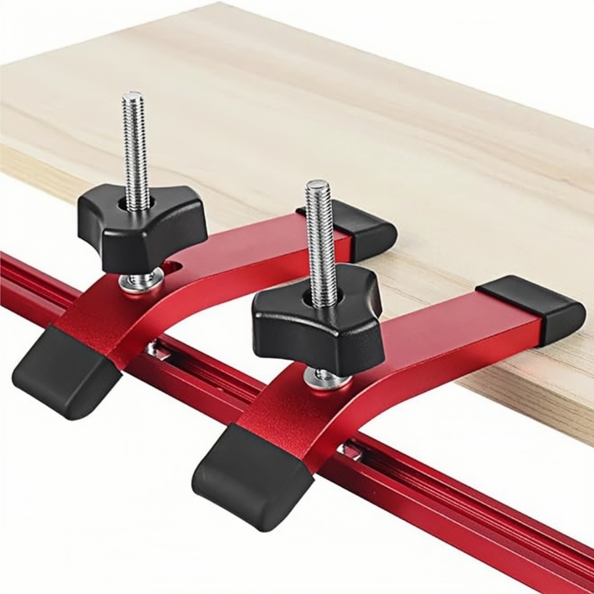 1/2 個の速効性ホールドダウンクランプアルミプレスプレート - Woodworking Essentials のレビューと価格