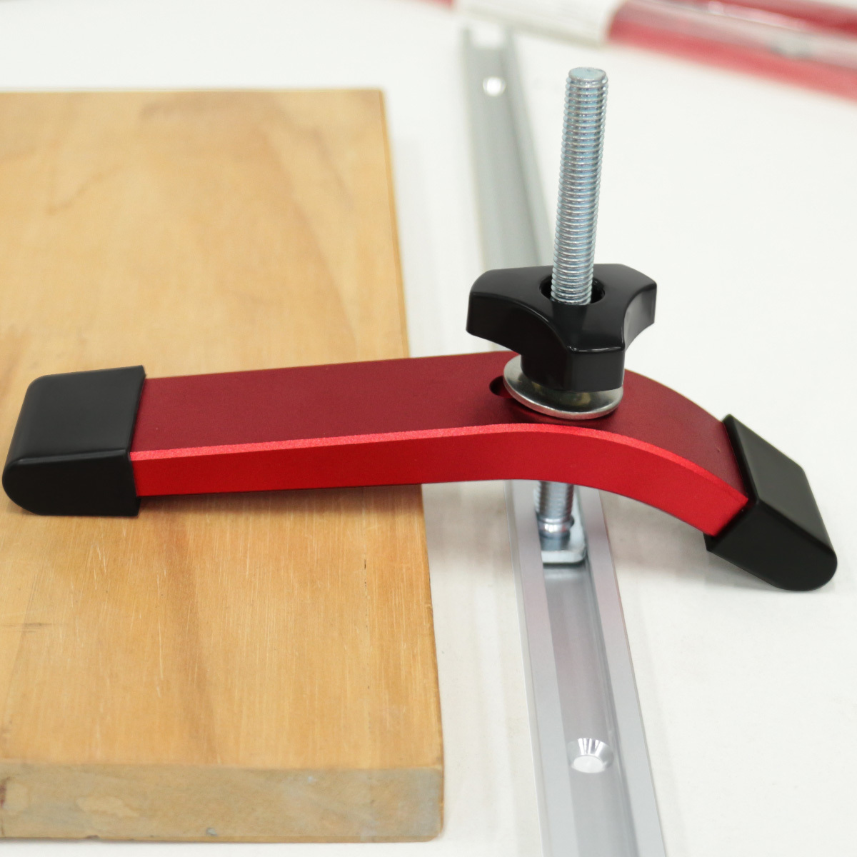 1/2 個の速効性ホールドダウンクランプアルミプレスプレート - Woodworking Essentials のレビューと価格
