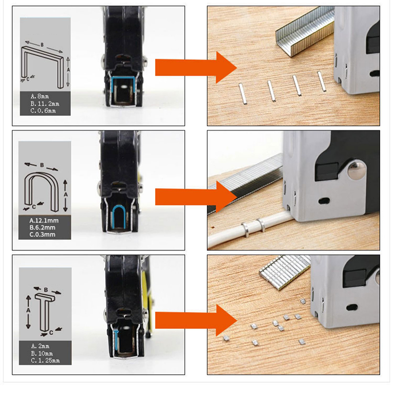 T/U/ドア型ヘビーデューティステープル木工用釘、内装装飾/ - Woodworking Nail Gun のレビューと価格