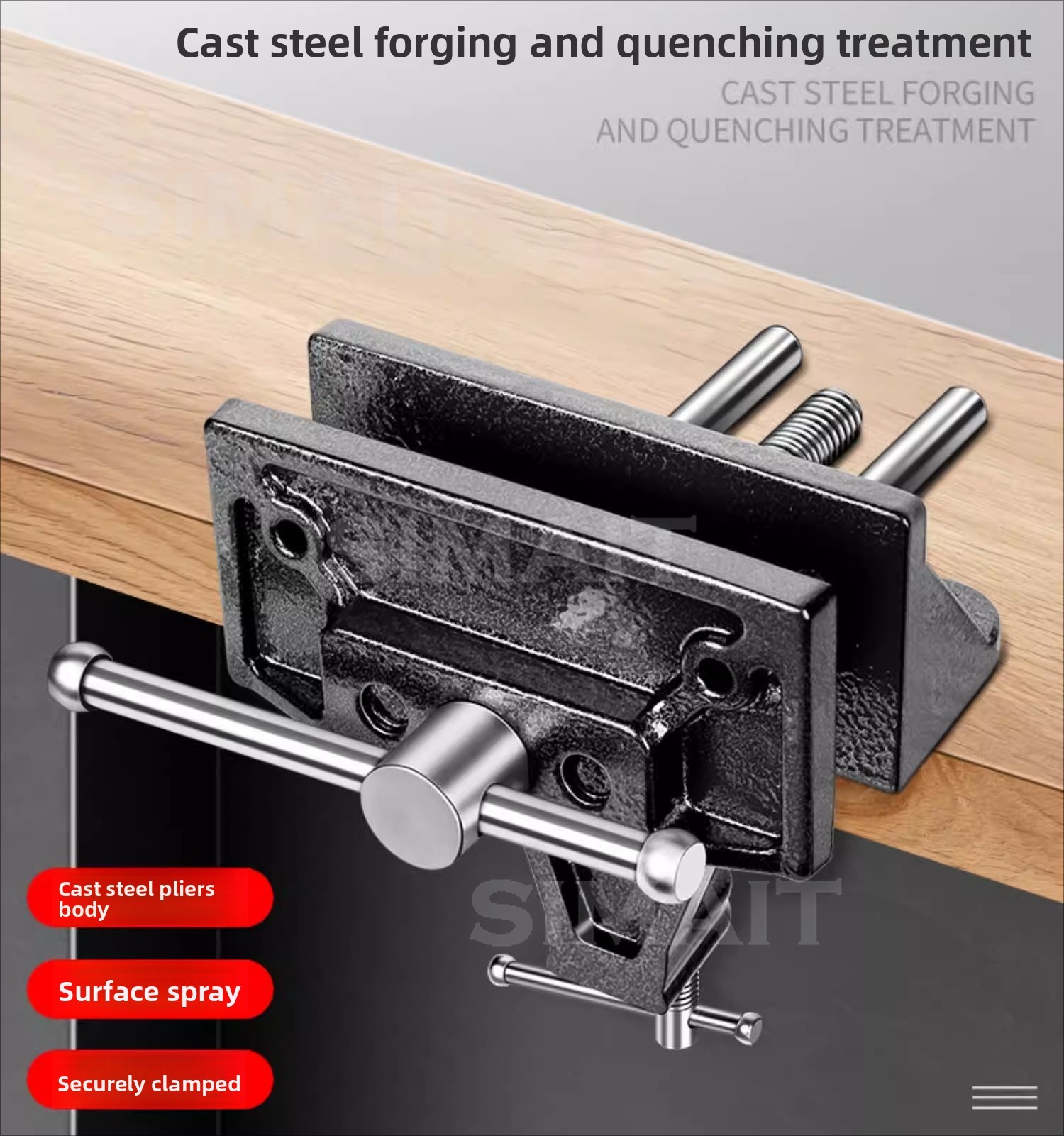 クイックリリース木工ベンチバイス |   急速クランプテーブ - Woodworking Quick Release Vise のレビューと価格