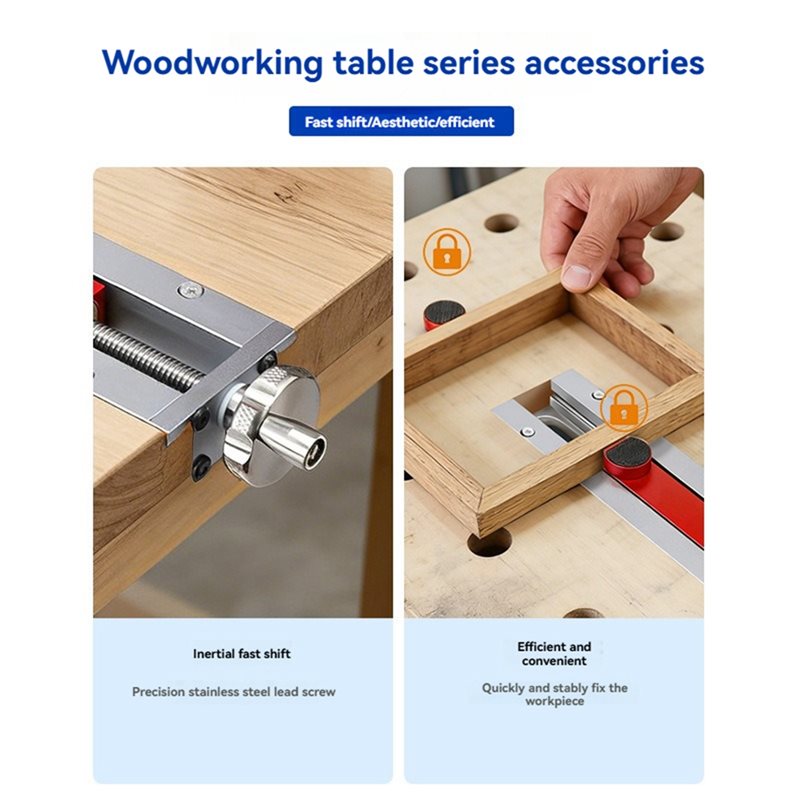AC88-クイックリリース慣性バイスワークベンチ固定具バイス - Woodworking Quick Release Vise のレビューと価格