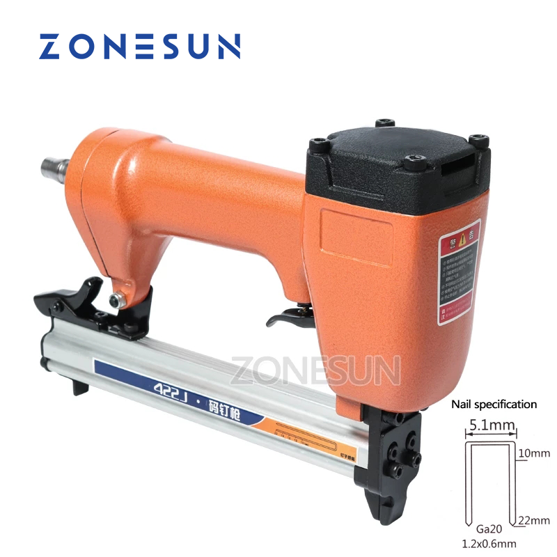 ZONESUN 422J Ga20 5.1mm幅ネイルピンガ - Woodworking Nail Gun のレビューと価格