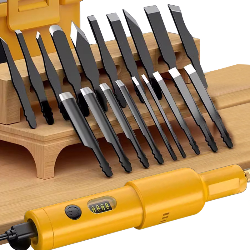 40W木工彫刻機 電動彫刻ナイフ 20枚刃付き リチウム電動 - Woodworking Class のレビューと価格