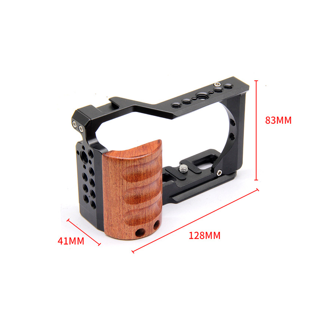 ソニーZV-E10用ケージカメラ、木製ハンドル付きコールドシ - Woodworking Rabbet のレビューと価格