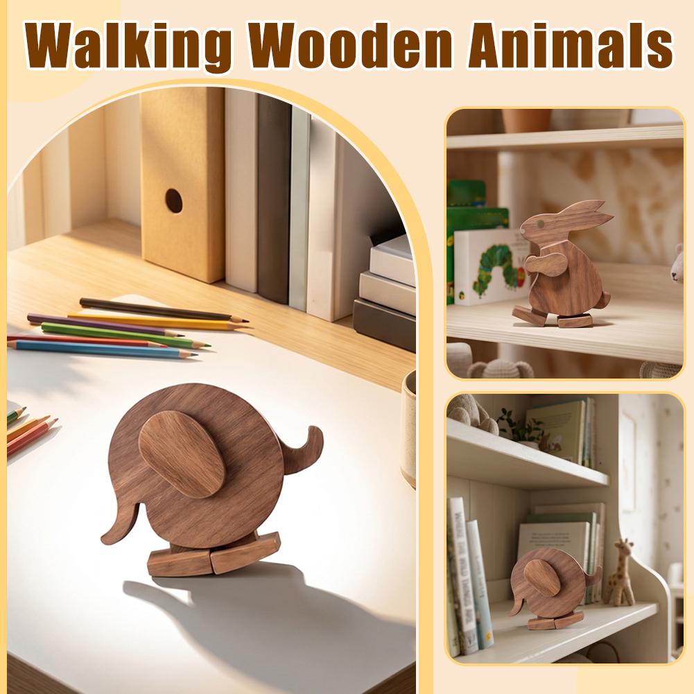 2個セット スカンジナビア風 ウッドアニマルセット 可動関節 - Woodworking Rabbet のレビューと価格