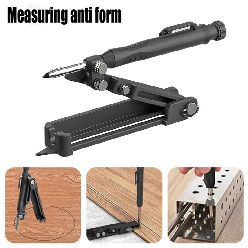 ディープホールペンシル付き多機能刻印ツール,アルミニウム合金 - Woodworking Class のレビューと価格