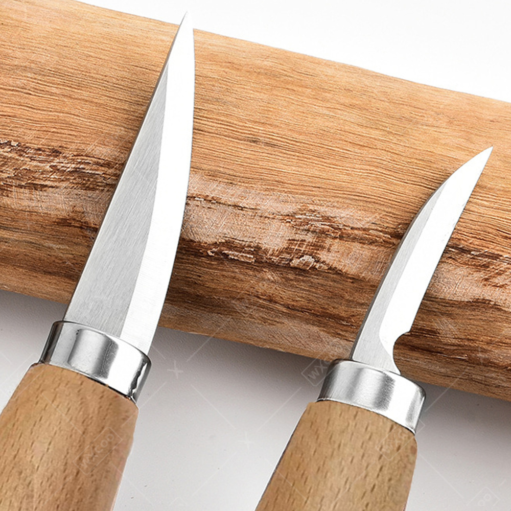 WXCOO 人間工学に基づいた木彫りフックチゼルナイフ 曲線 - Woodworking Essentials のレビューと価格