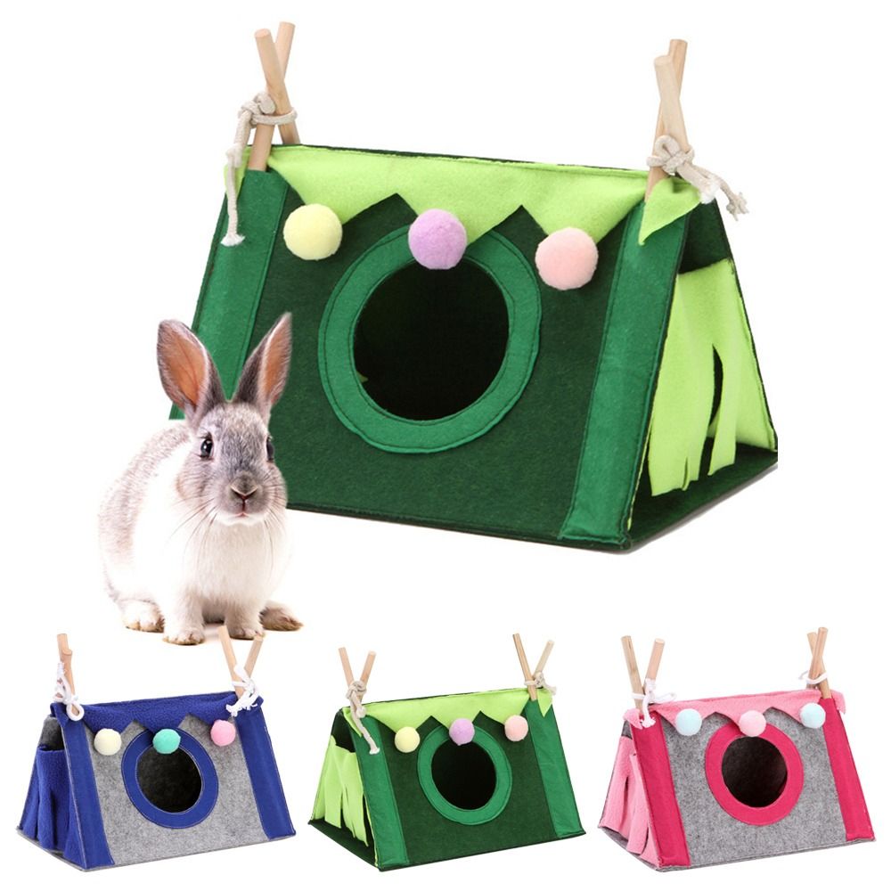 フェルトのテント,動物のトンネルの家,ハムスターのケージ,ウ - Woodworking Rabbet のレビューと価格