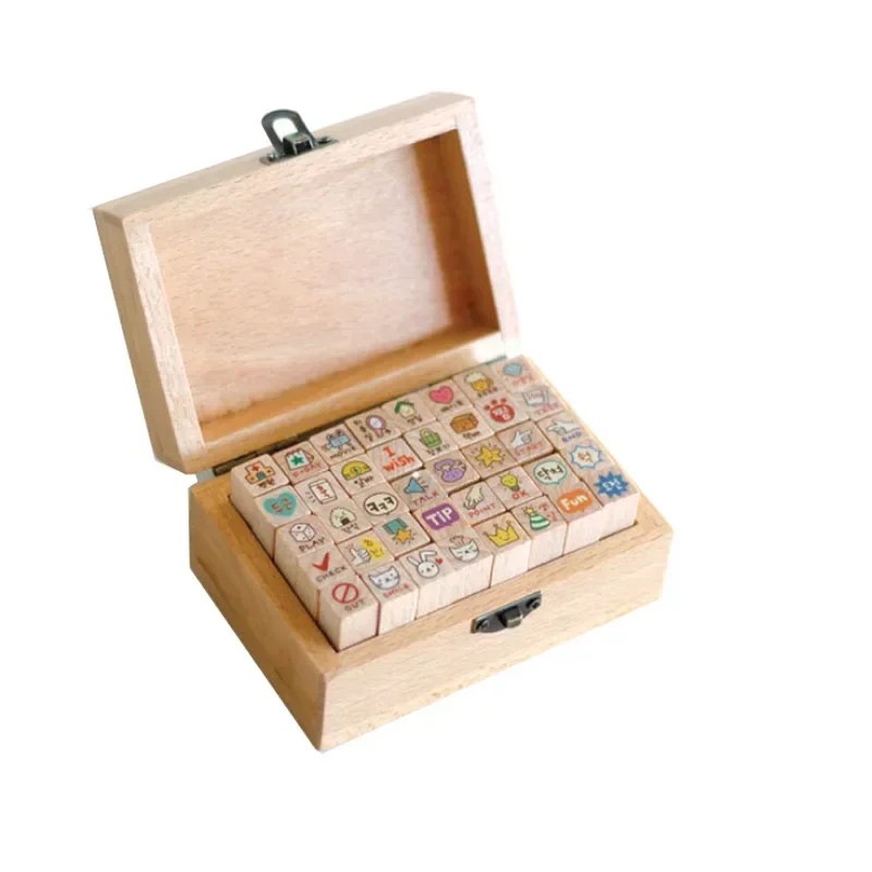 クリエイティブな文房具セット,木製ボックス付き,かわいいウサ - Woodworking Rabbet のレビューと価格